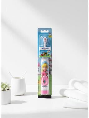 Spinbrush Super Mario Princess Peach Electric Toothbrush